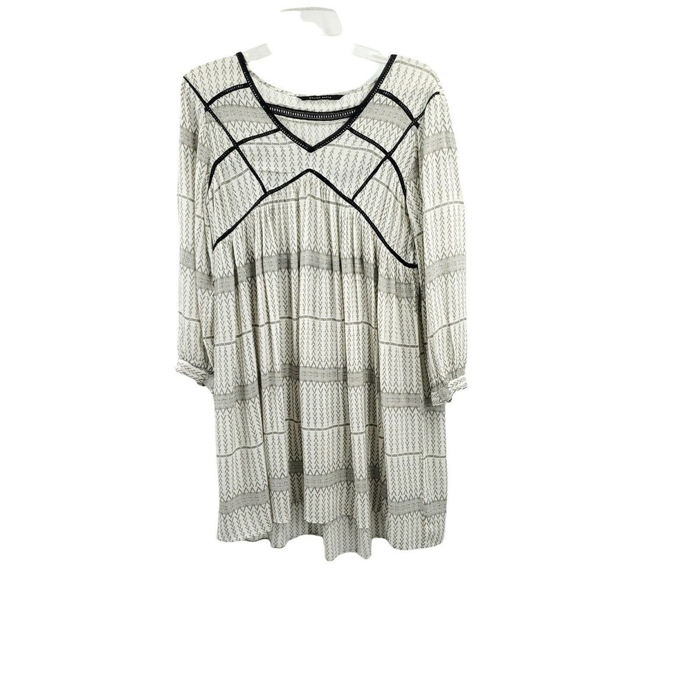WALTER BAKER BLACK & WHITE PRINT BABY DOLL DRESS